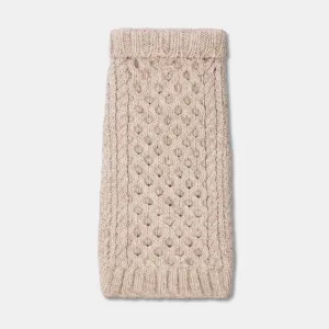 Aran Classic Hand knitted Designer Wool Dog Jumper