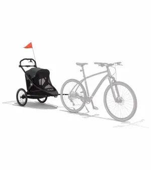 Baby Jogger City Prix Jogger   Bike Trailer   Weather Shield Bundle - Ambition Black