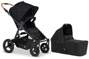 Bumbleride Era Stroller   Bassinet Bundle - Black / Black