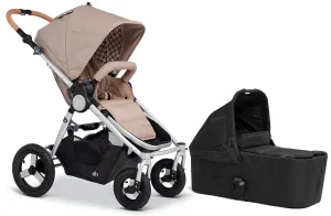 Bumbleride Era Stroller   Bassinet Bundle - Sand / Black