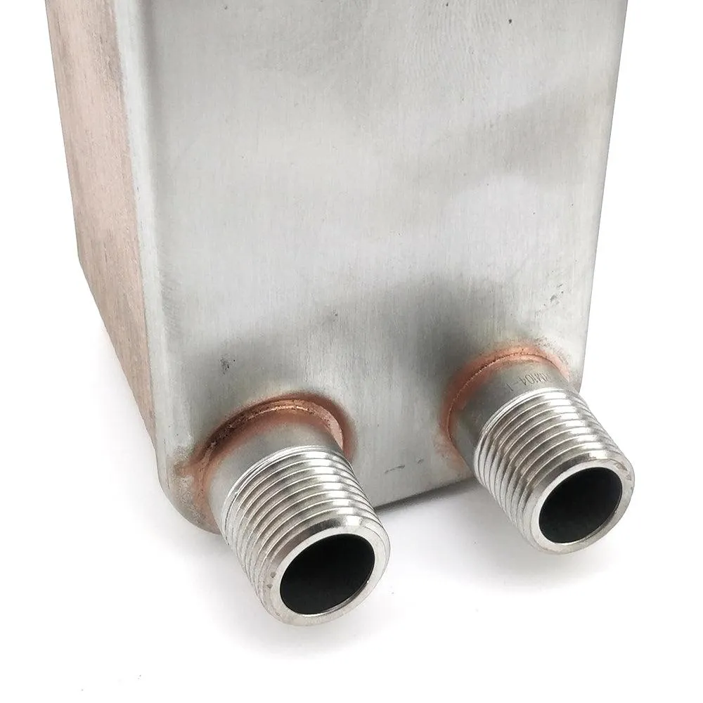 Chillout Threaded MKIV Counterflow Plate Heat Exchanger (30 plate) 1/2Inch Male
