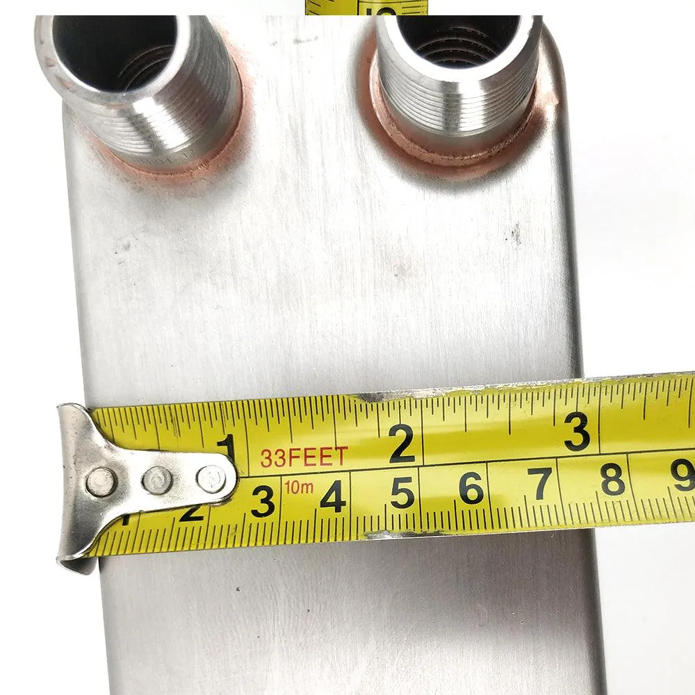 Chillout Threaded MKIV Counterflow Plate Heat Exchanger (30 plate) 1/2Inch Male