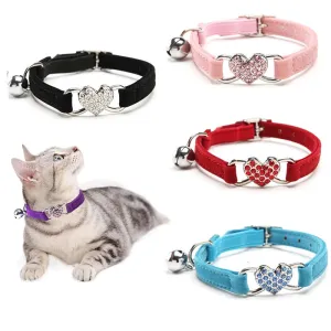 Cozy and Stylish Adjustable Collar with Bell for Pets