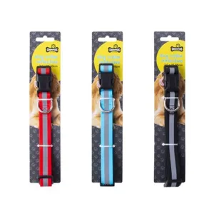 Dog Collar Reflective - 2cm x 35-55cm