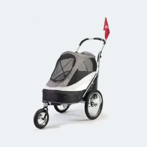 InnoPet Sporty Deluxe Pet Pram & Dog Bike Trailer with Free Rain Cover