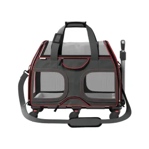 Katziela Luxury Rider with Removable Wheels Pet Carrier