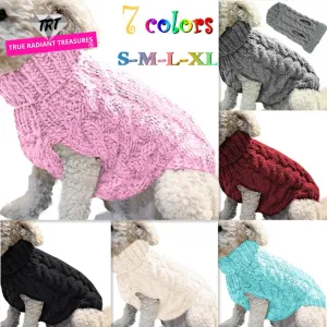 Pet's Warm Knitted Sweater