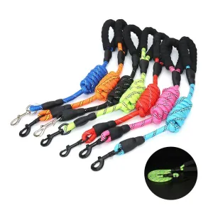 Reflective Automatic Retractable Nylon Traction Pet Dog Leash